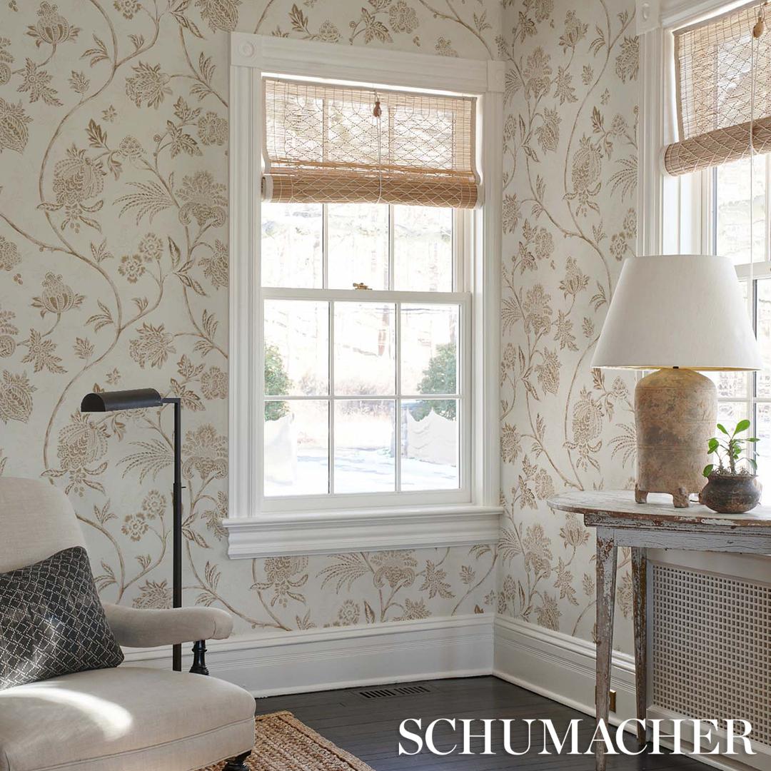 Chinoiserie Vine - Neutral Wallpapers | Schumacher