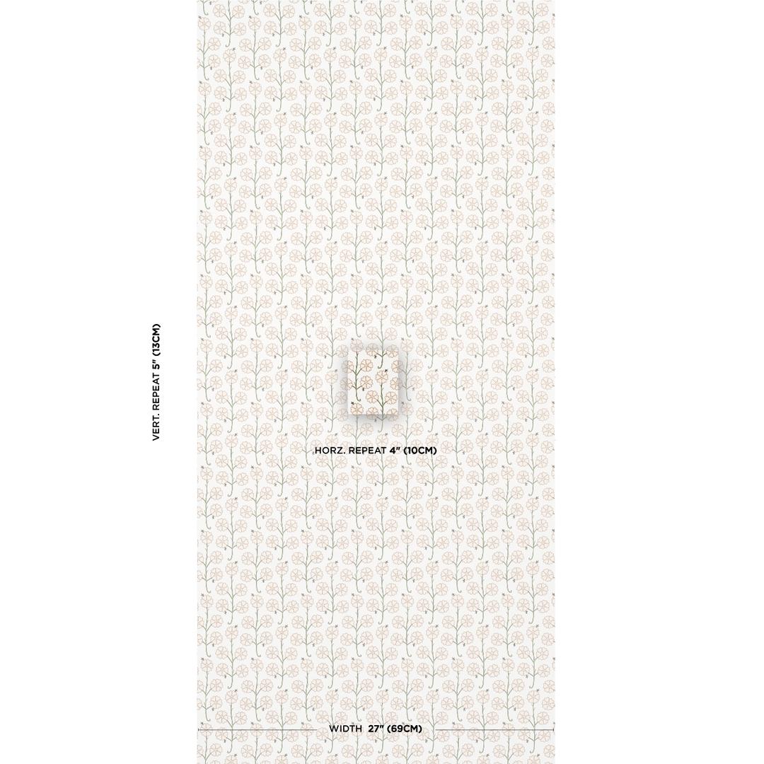 Gardenia - Flax Wallpapers | Schumacher