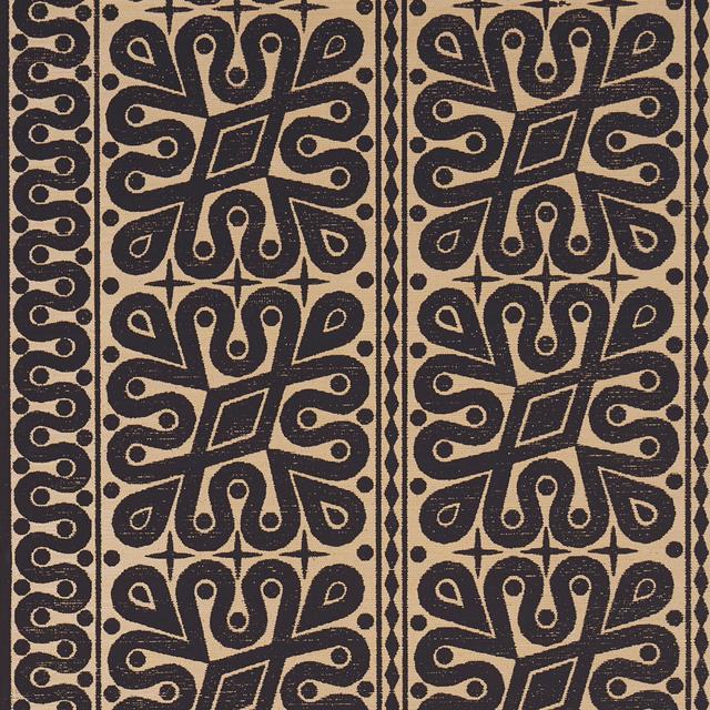 Borneo Grasscloth - Black Wallpapers | Schumacher