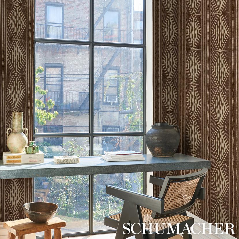 Cassava - Tobacco Wallpapers | Schumacher