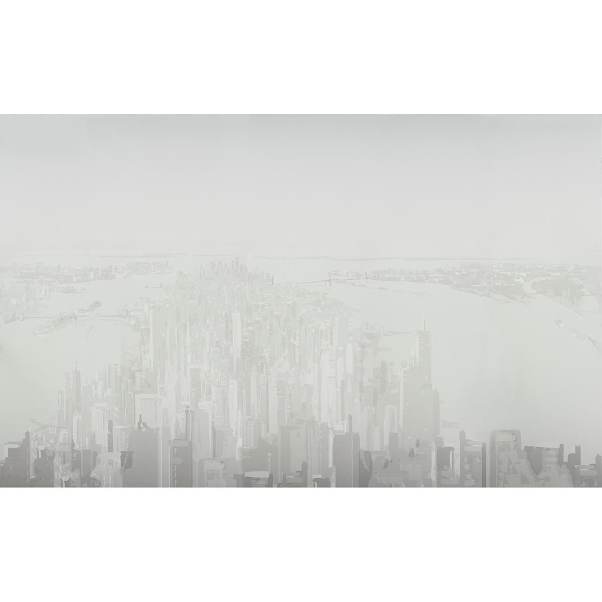 PASCAL CAMPION'S NEW YORK SKYLINE_SOFT GRAY