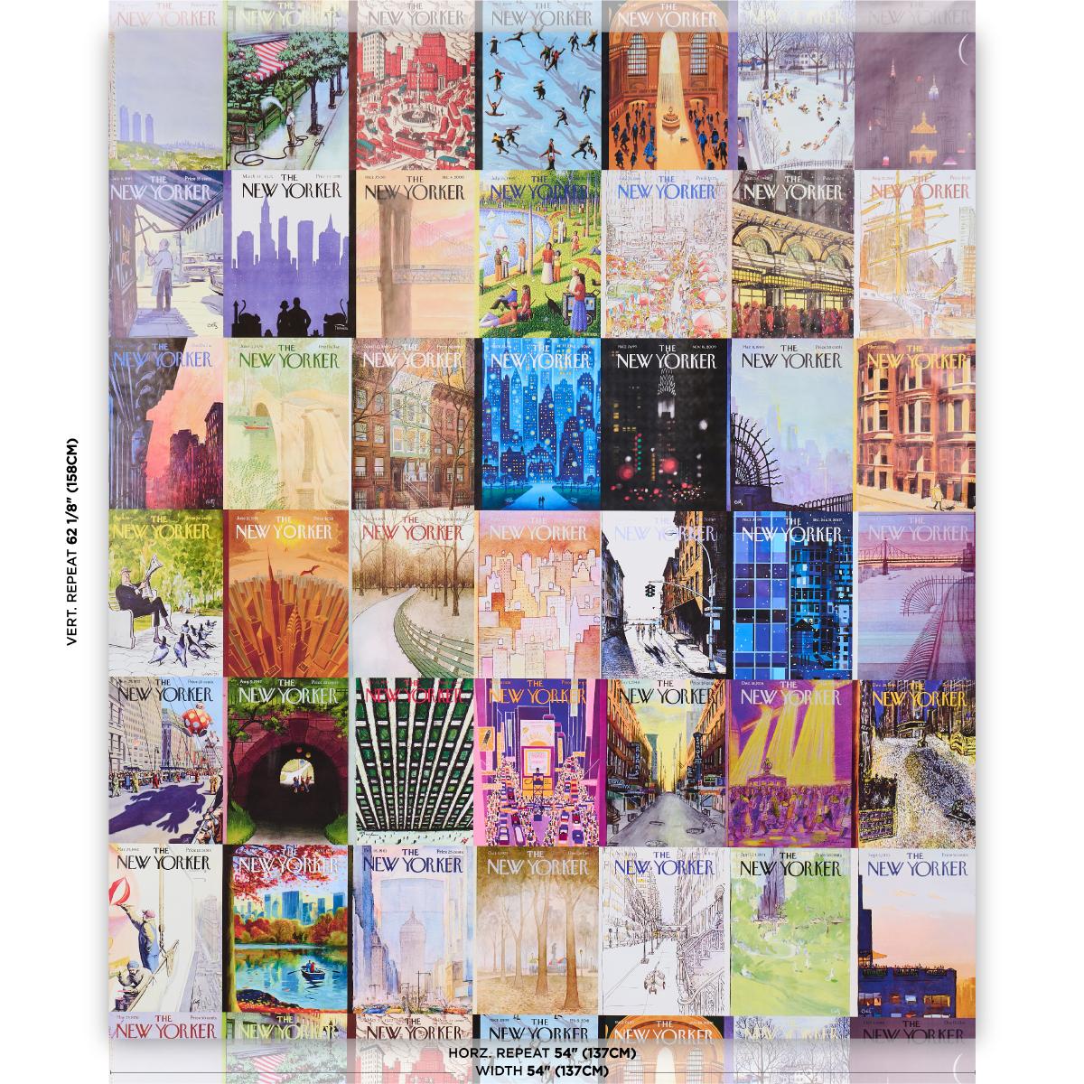 THE NEW YORKER CITY-VIEW COVERS_MULTICOLOR