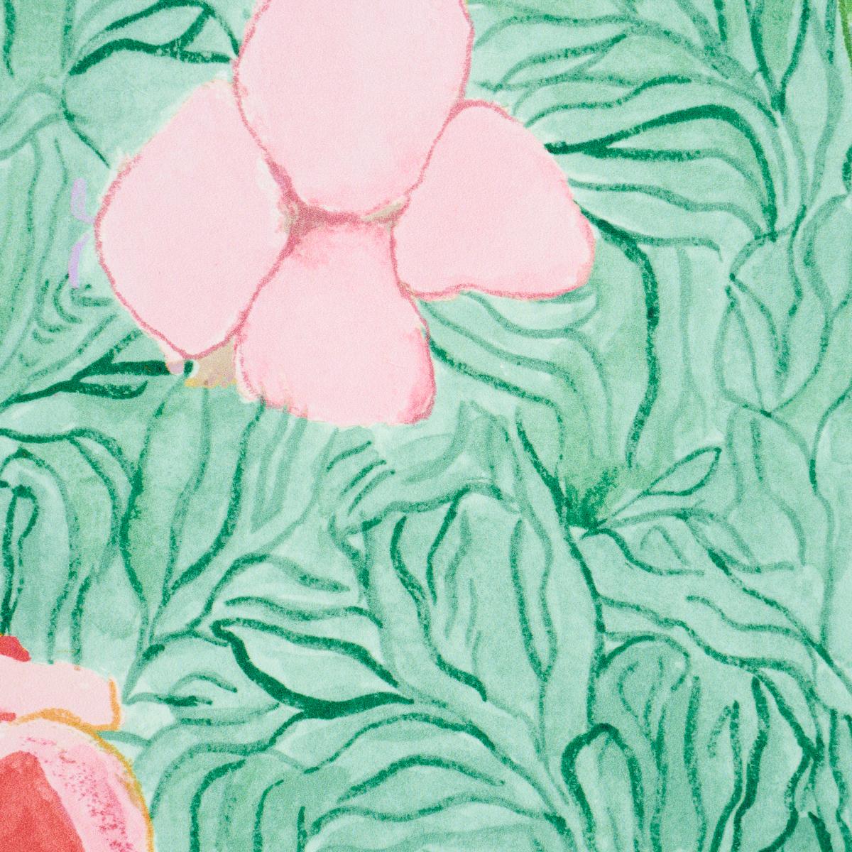 Frank's Garden - Pink & Green Wallpapers | Schumacher