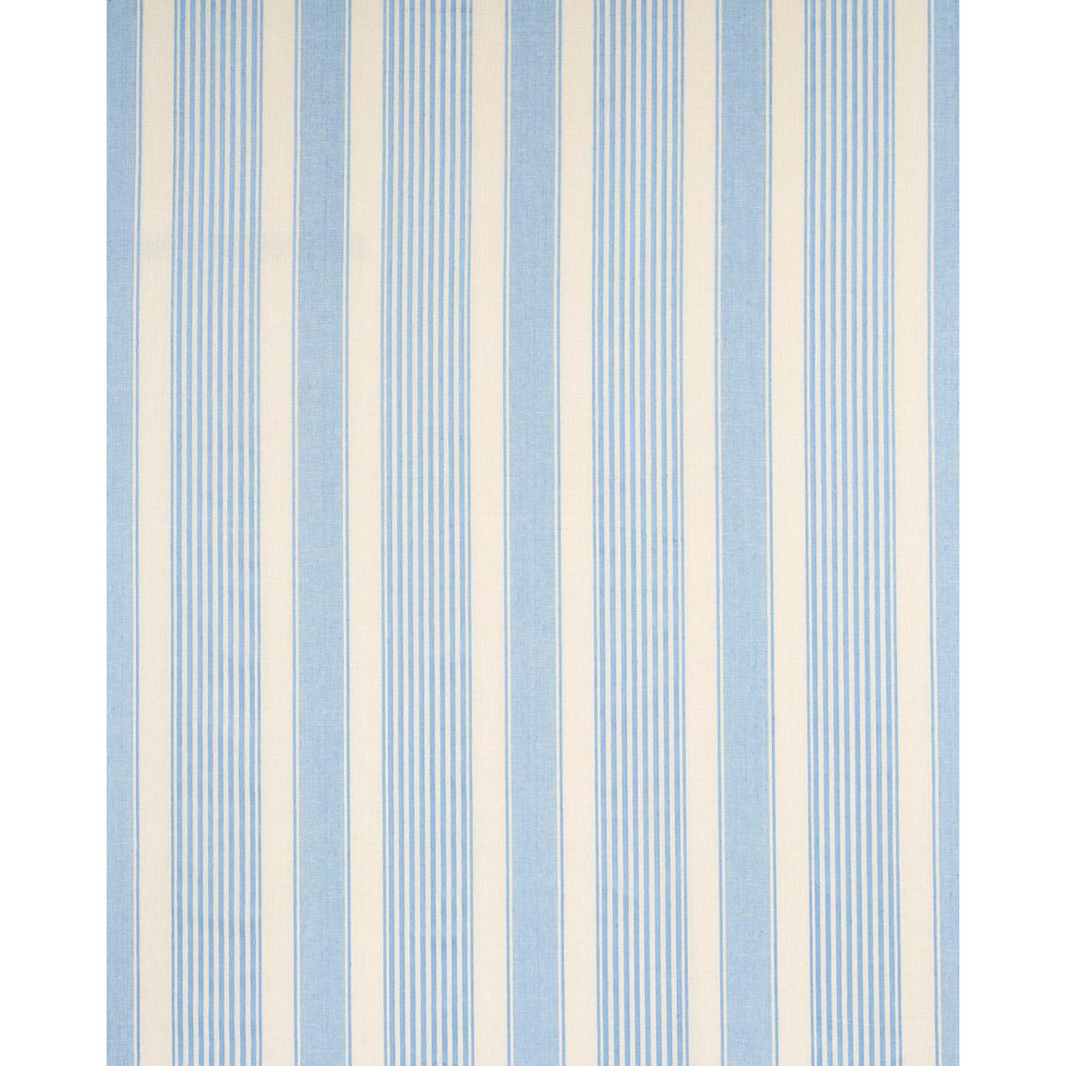 Summerville Linen Stripe - Sky Fabrics | Schumacher