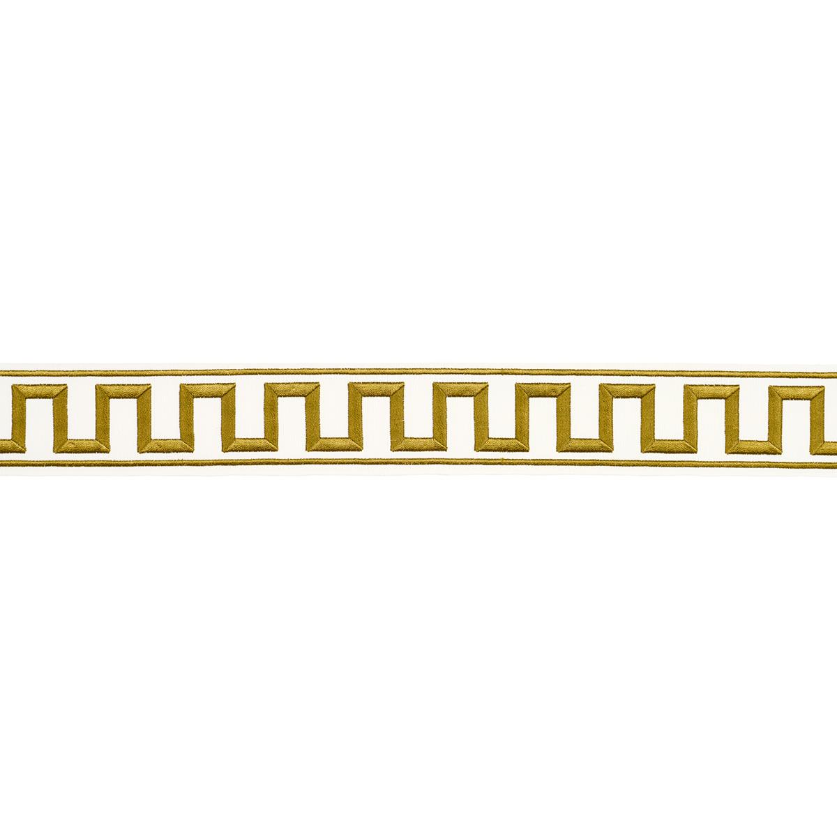 GREEK KEY EMBROIDERED TAPE_GOLD