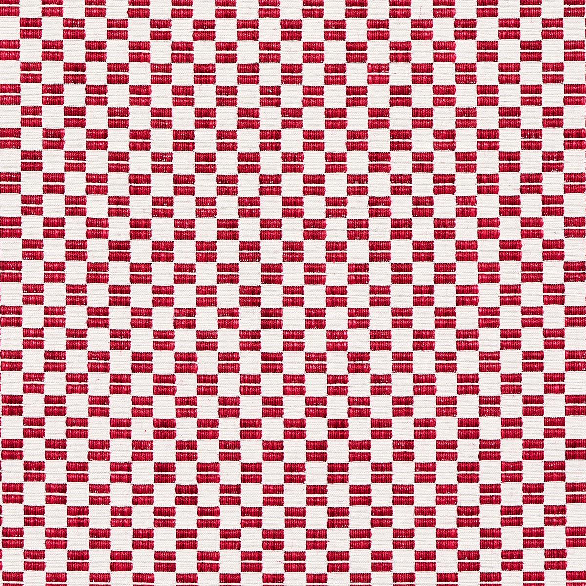 Elkhart Crimson Fabrics Schumacher
