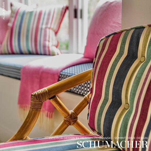 Circo Hand Woven Stripe - Carnival Fabrics | Schumacher