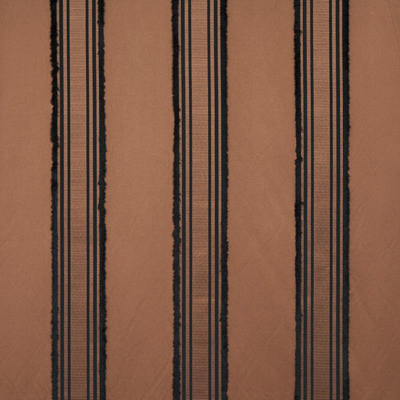 SENZA SATIN STRIPE_BROWN