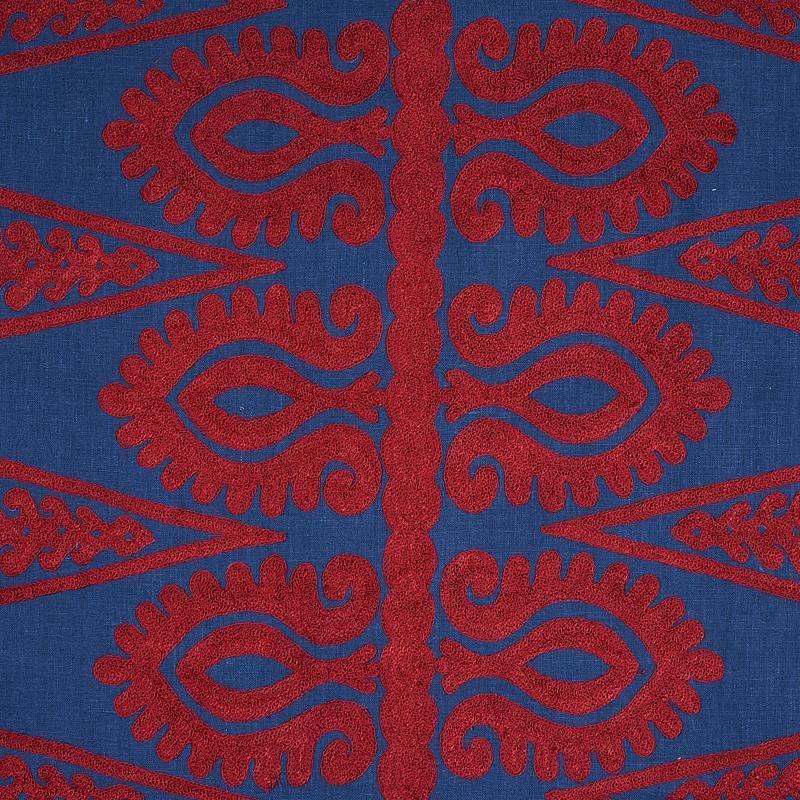 SEEMA EMBROIDERY_BLUE & RED