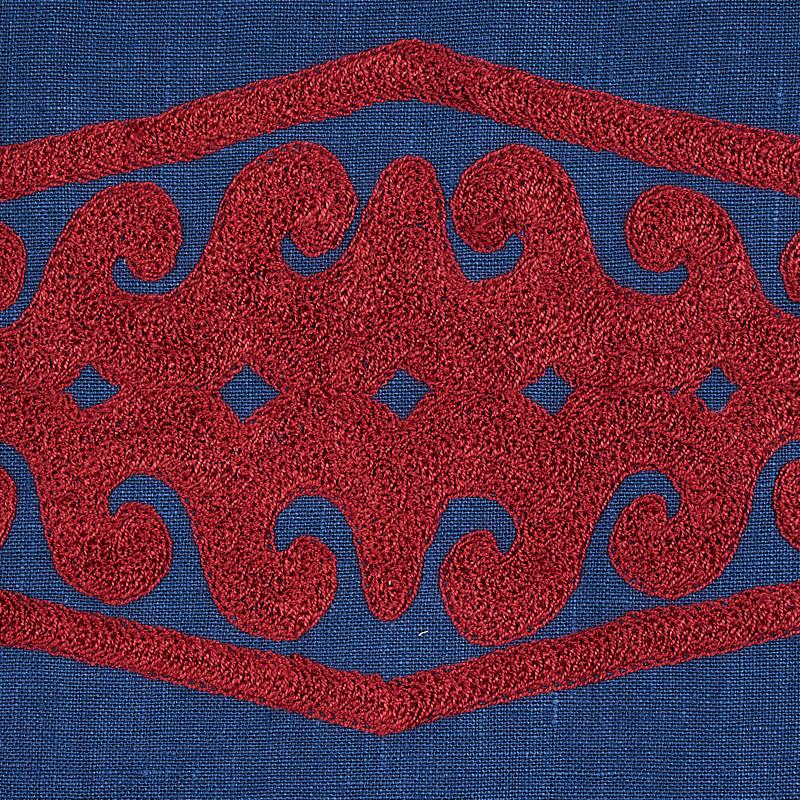 SEEMA EMBROIDERY_BLUE & RED