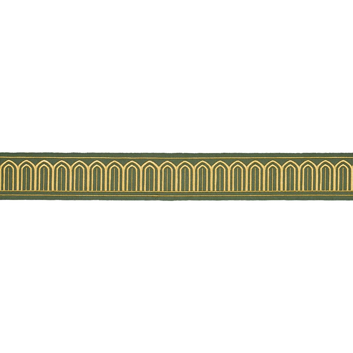 ARCHES EMBROIDERED TAPE MEDIUM_OLIVE