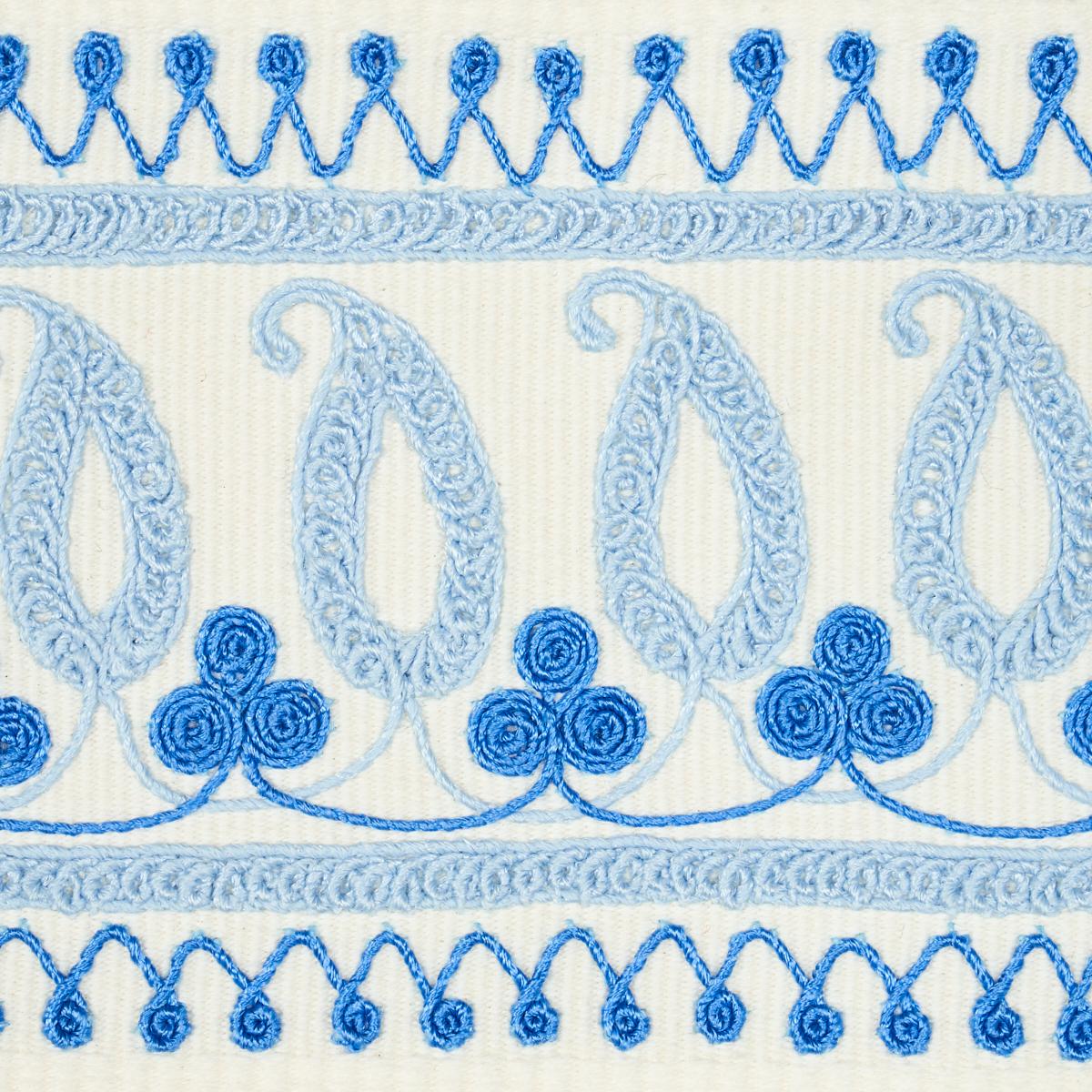 PAISLEY EMBROIDERED TAPE_BLUES