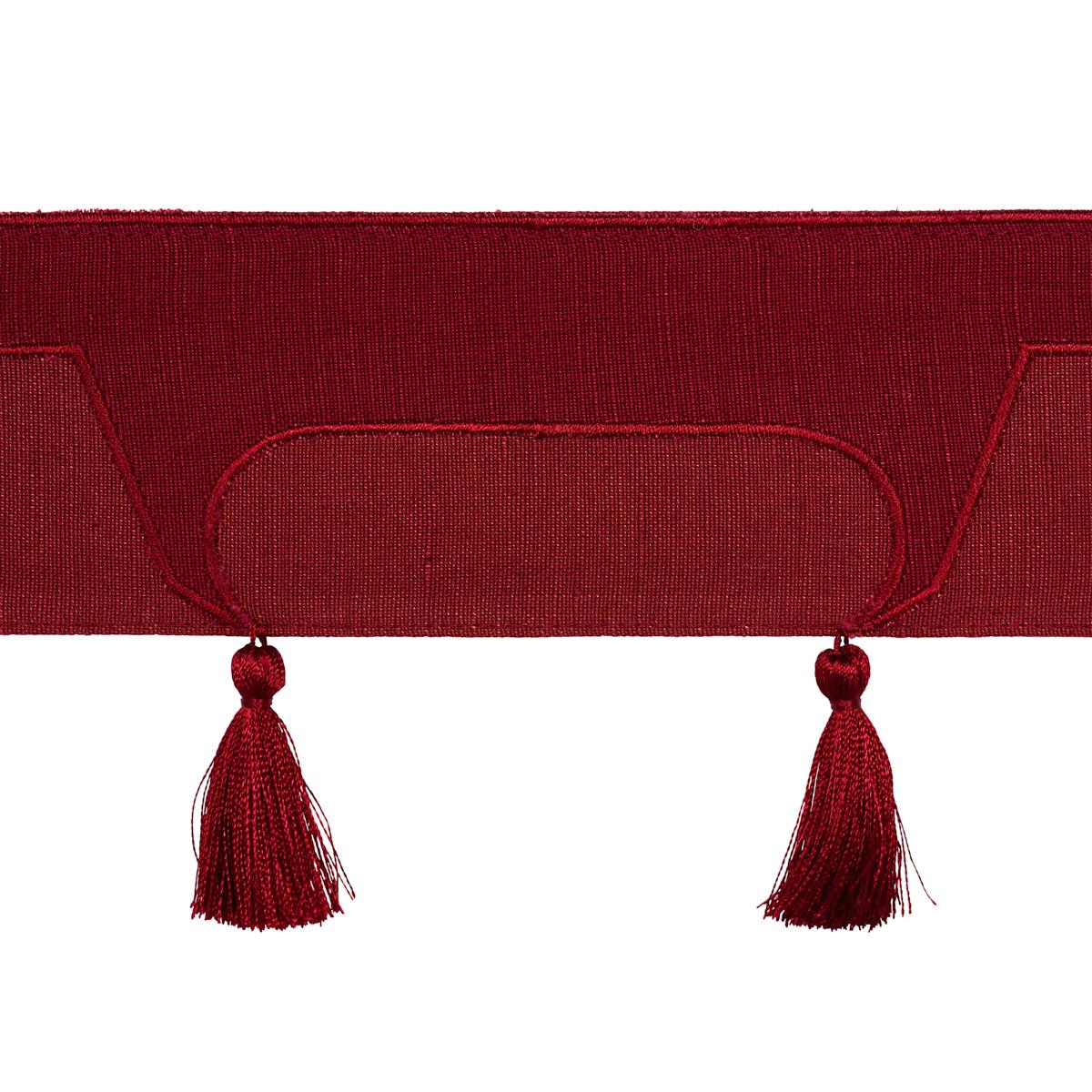 Pagoda Trim Red Trims Schumacher