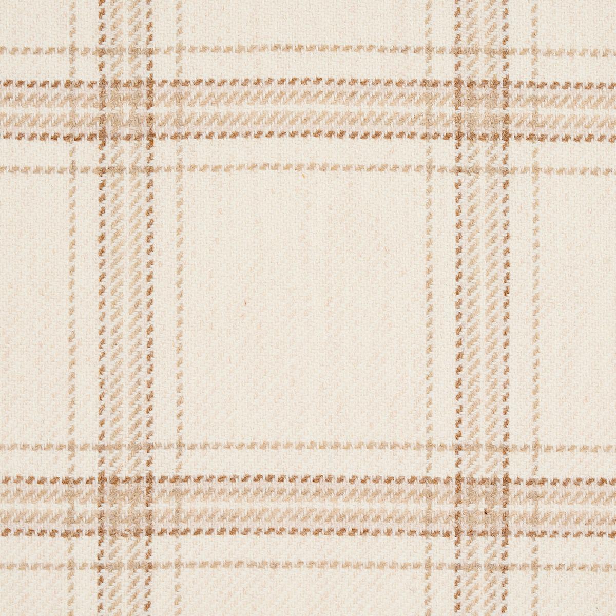 Blackburn Merino Plaid Ivory Fabrics Schumacher