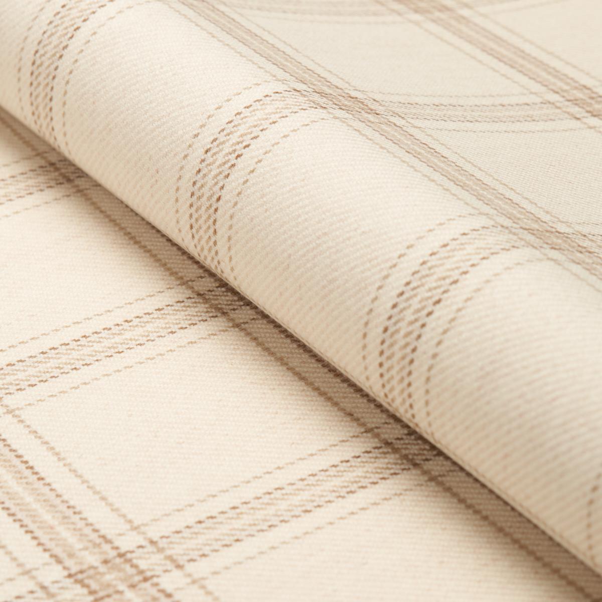 Blackburn Merino Plaid Ivory Fabrics Schumacher