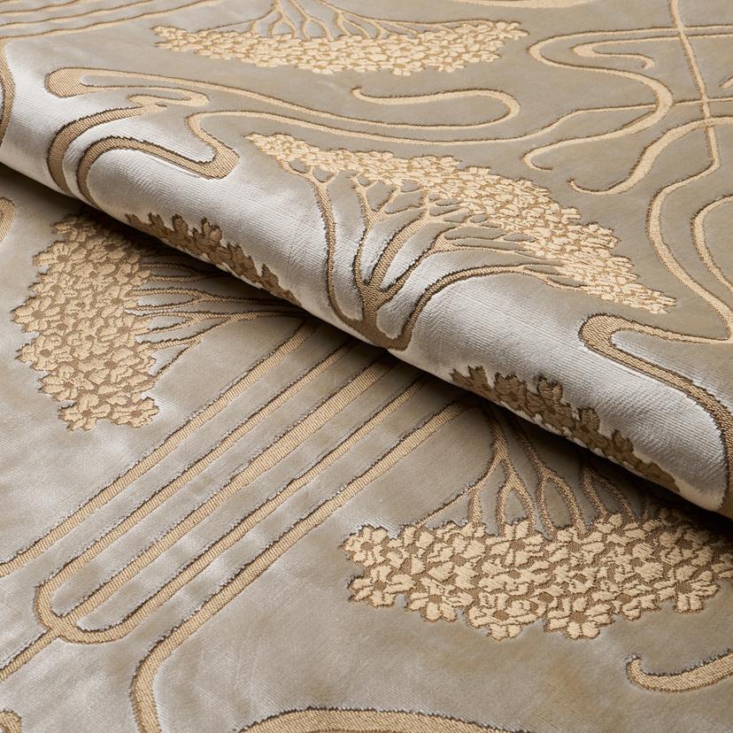 Ombelli Jacquard Velvet - Fawn Fabrics | Schumacher