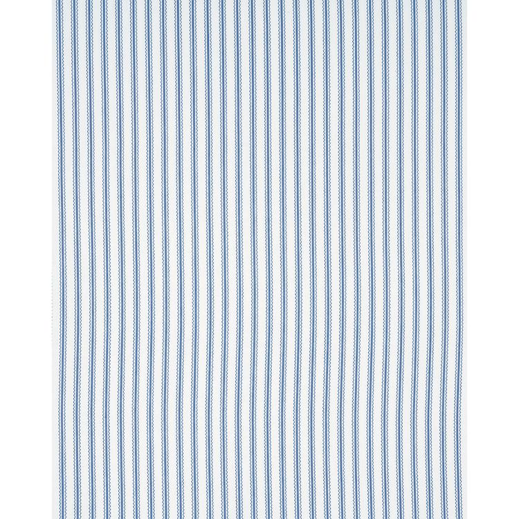 Birdie Ticking Stripe - Indigo Fabrics | Schumacher