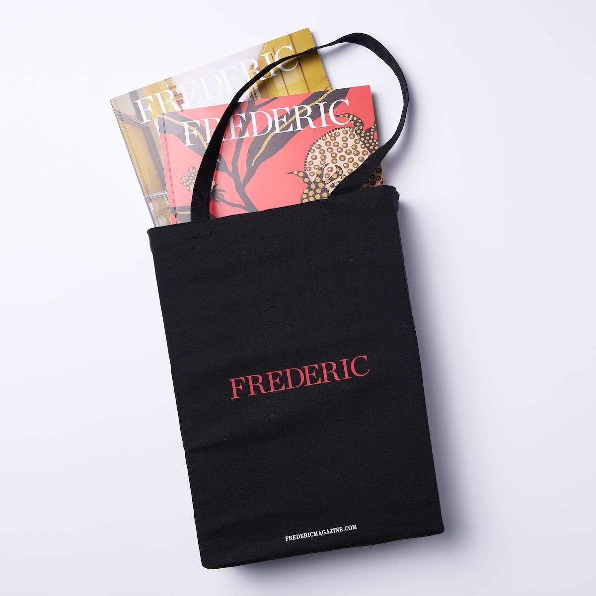 FREDERIC Tote_BLACK & RED