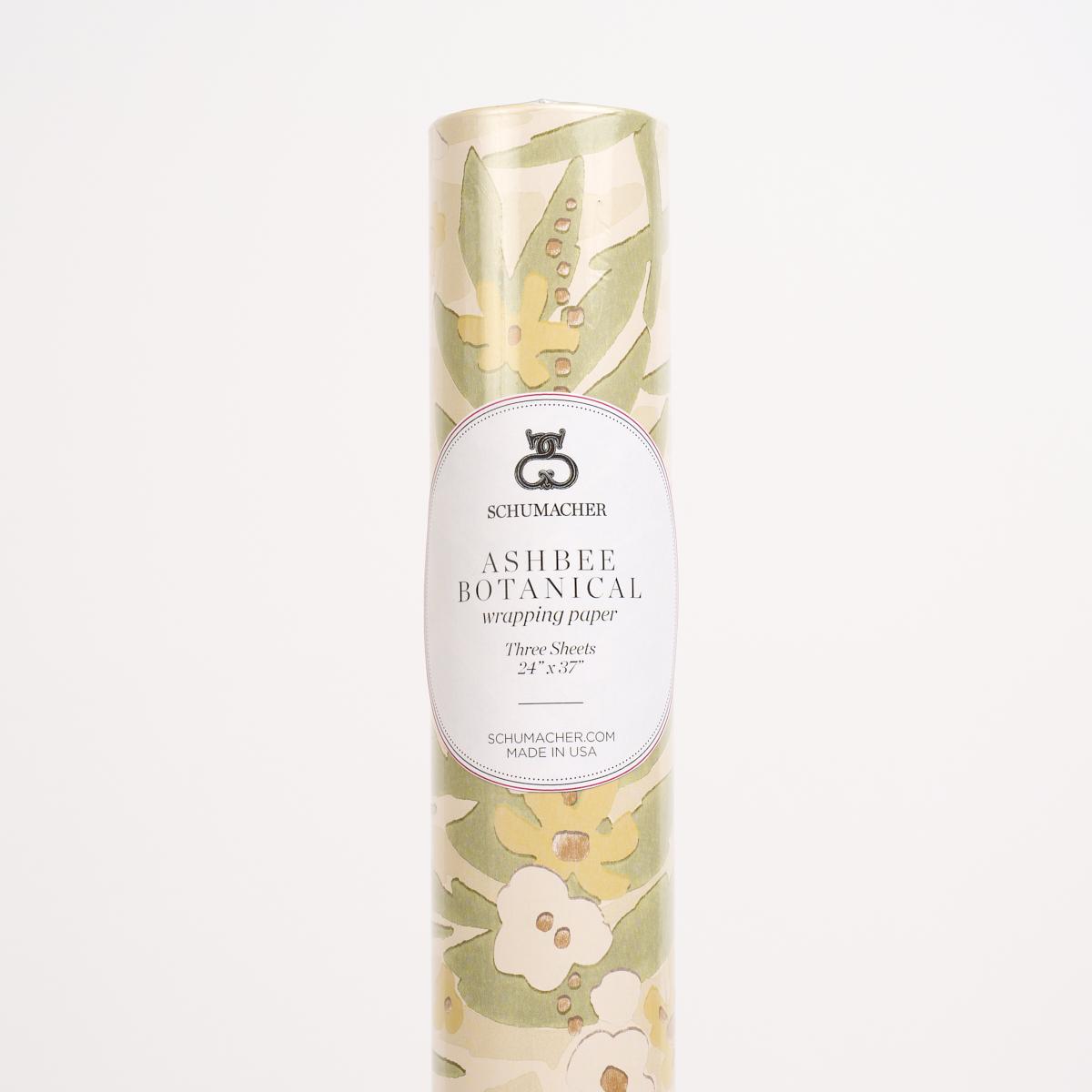 Ashbee Botanical Wrapping Paper_CITRON