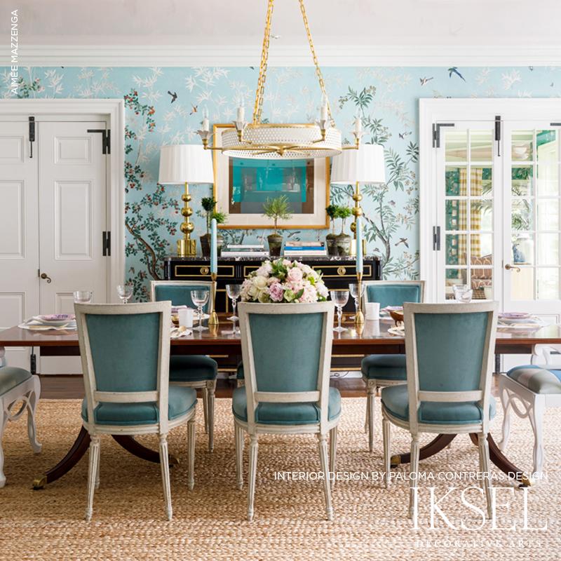 Eastern Eden - Turquoise Wallpapers | Schumacher