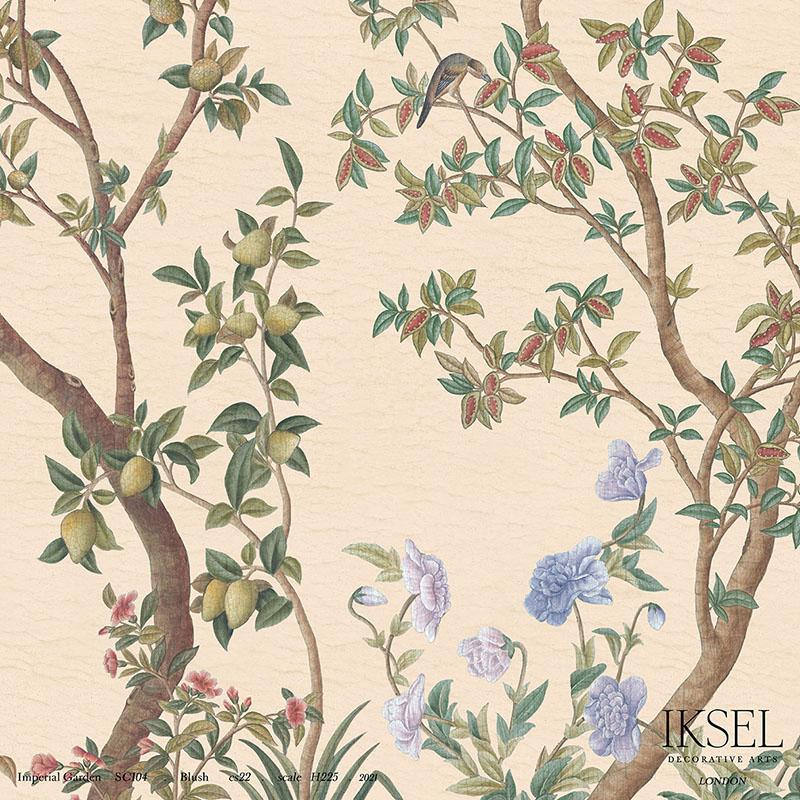 Imperial Garden - Blush Wallpapers | Schumacher