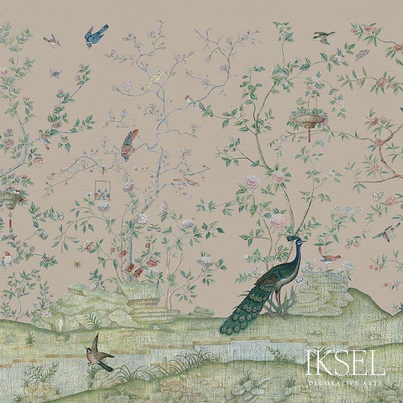 Xanadu Landscape Chai Wallpapers Schumacher