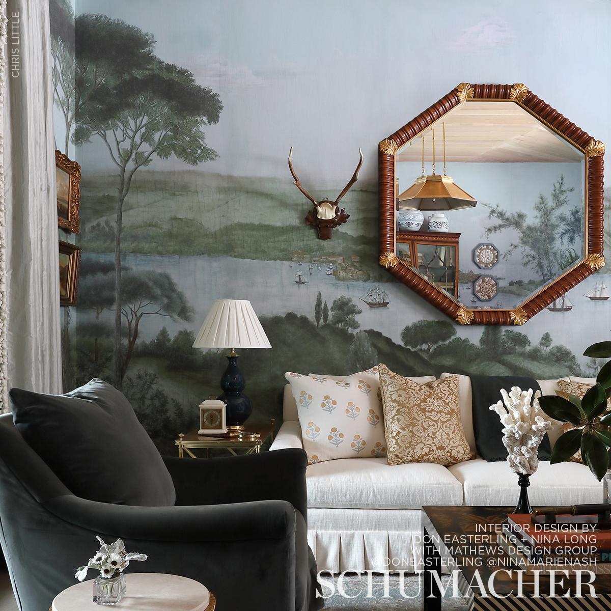 Romantic Bosphorus - Multicolor Wallpapers | Schumacher