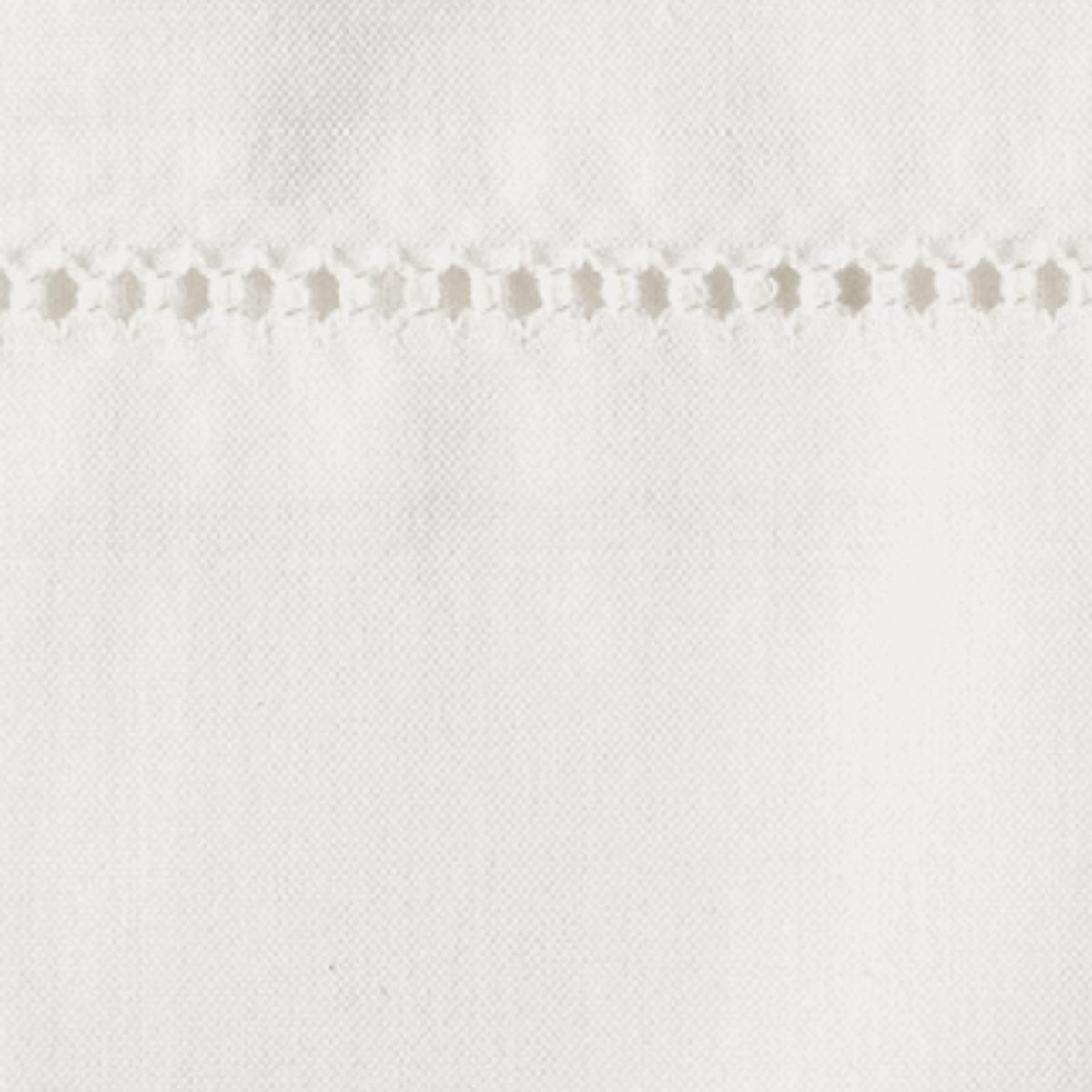 Luca Hemstitch Pillowcases Bone Bed & Bath Schumacher