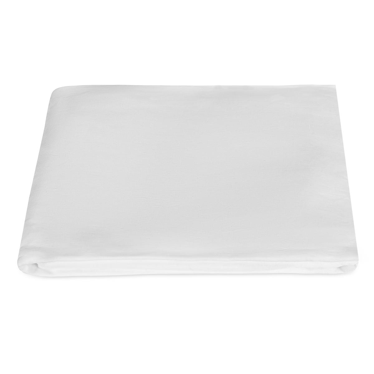 Roman Fitted Sheet White Bed & Bath Schumacher