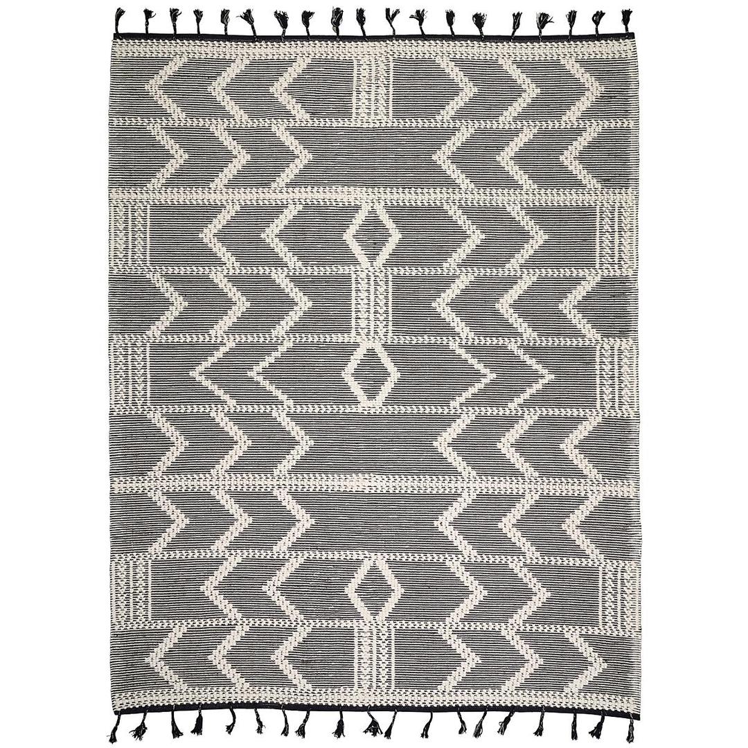 Malta French Knot Rug Charcoal Rugs Schumacher