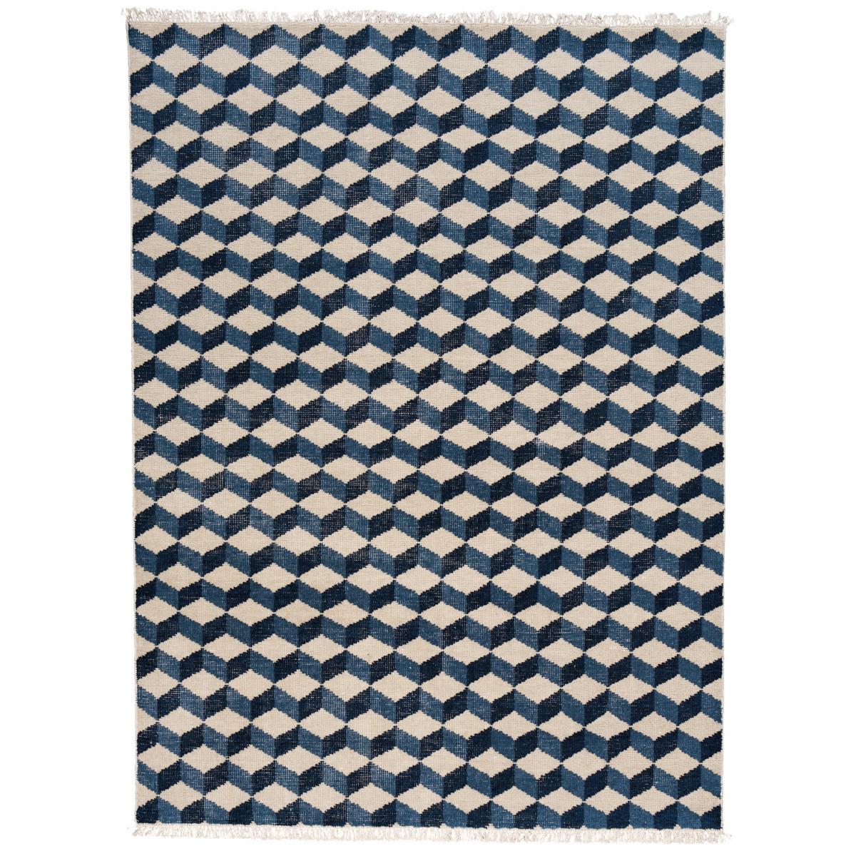 Pompeii HandKnotted Rug Blues Rugs Schumacher