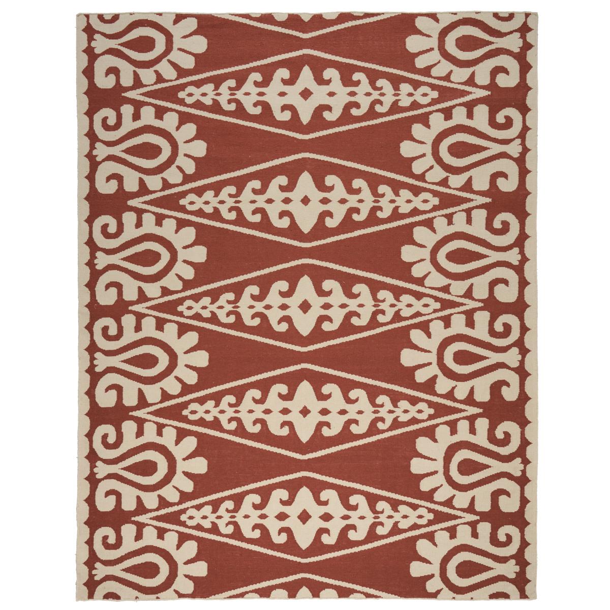 Seema Indoor/Outdoor Rug Rust Rugs Schumacher