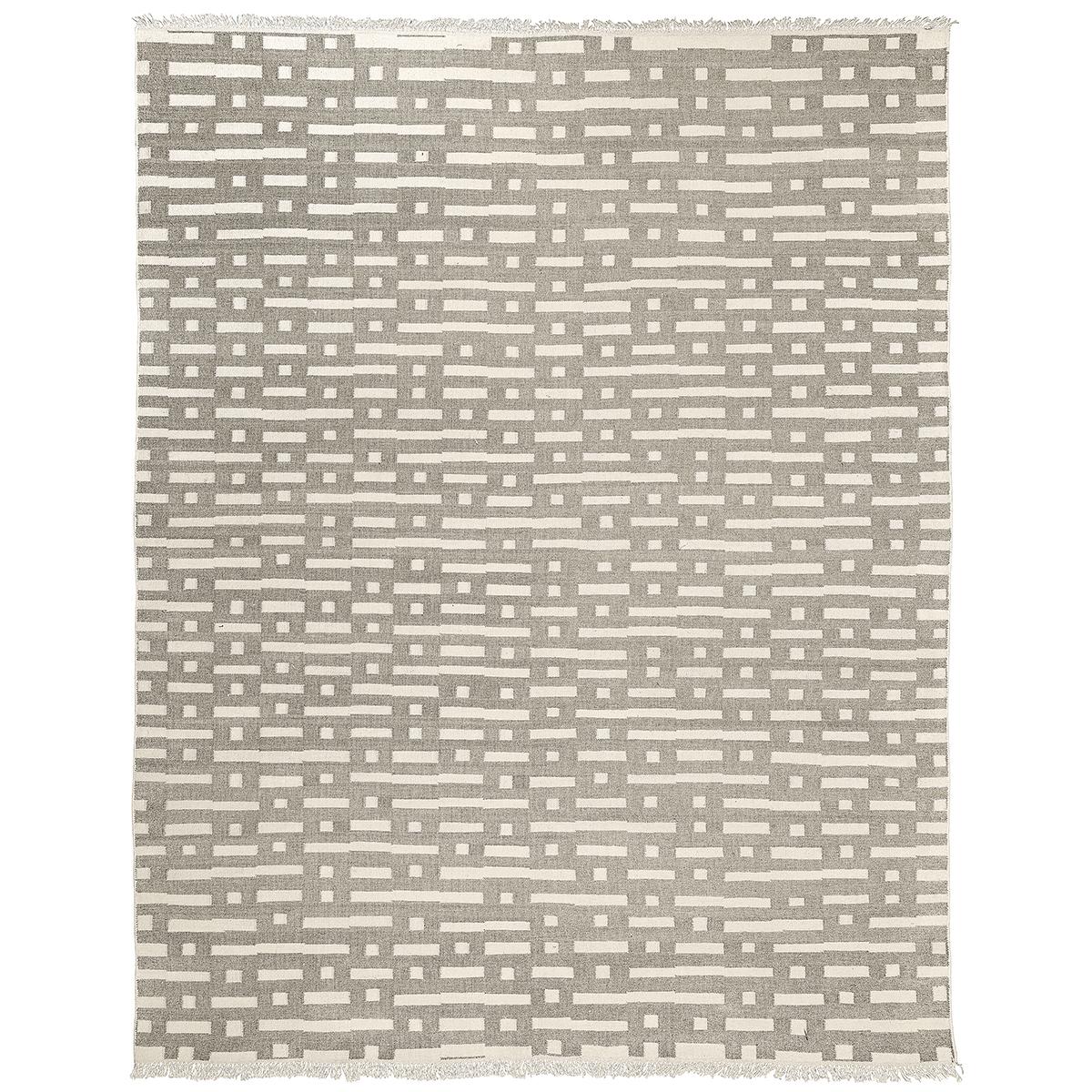 Abstract Ikat Indoor/Outdoor Rug_STONE