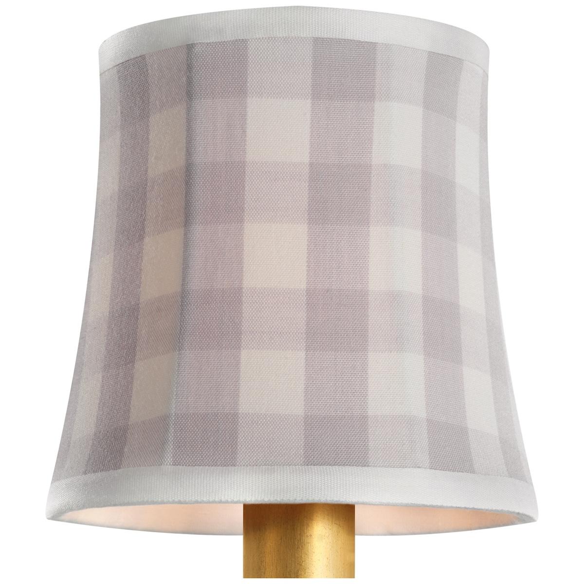 Soft Empire Shade, 5"_ELTON CHECK IN LILAC