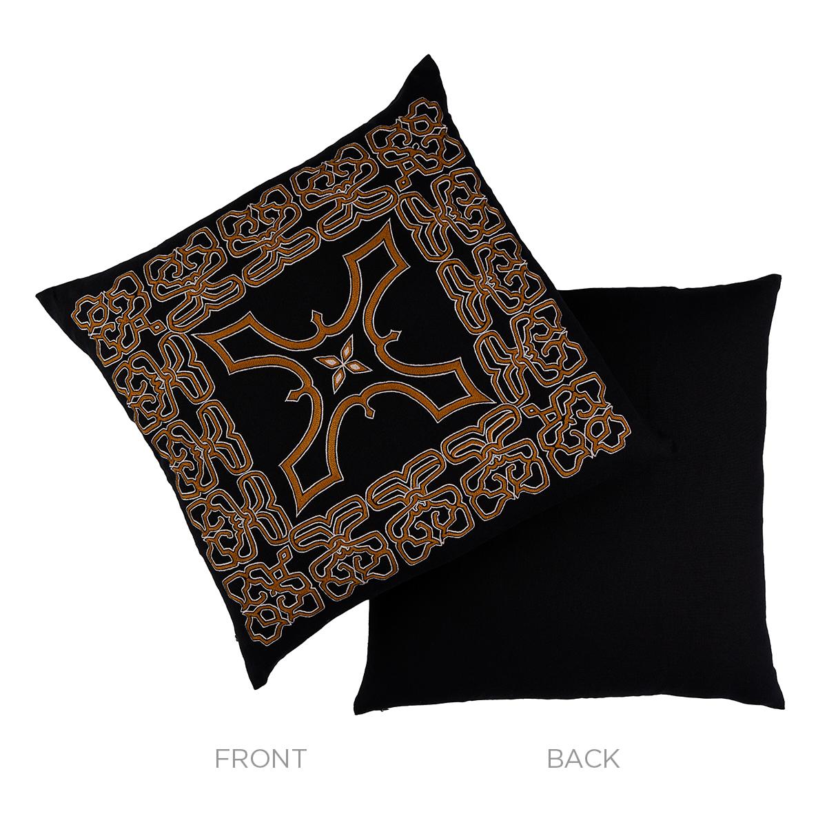 Jafri Pillow_BLACK & BEIGE