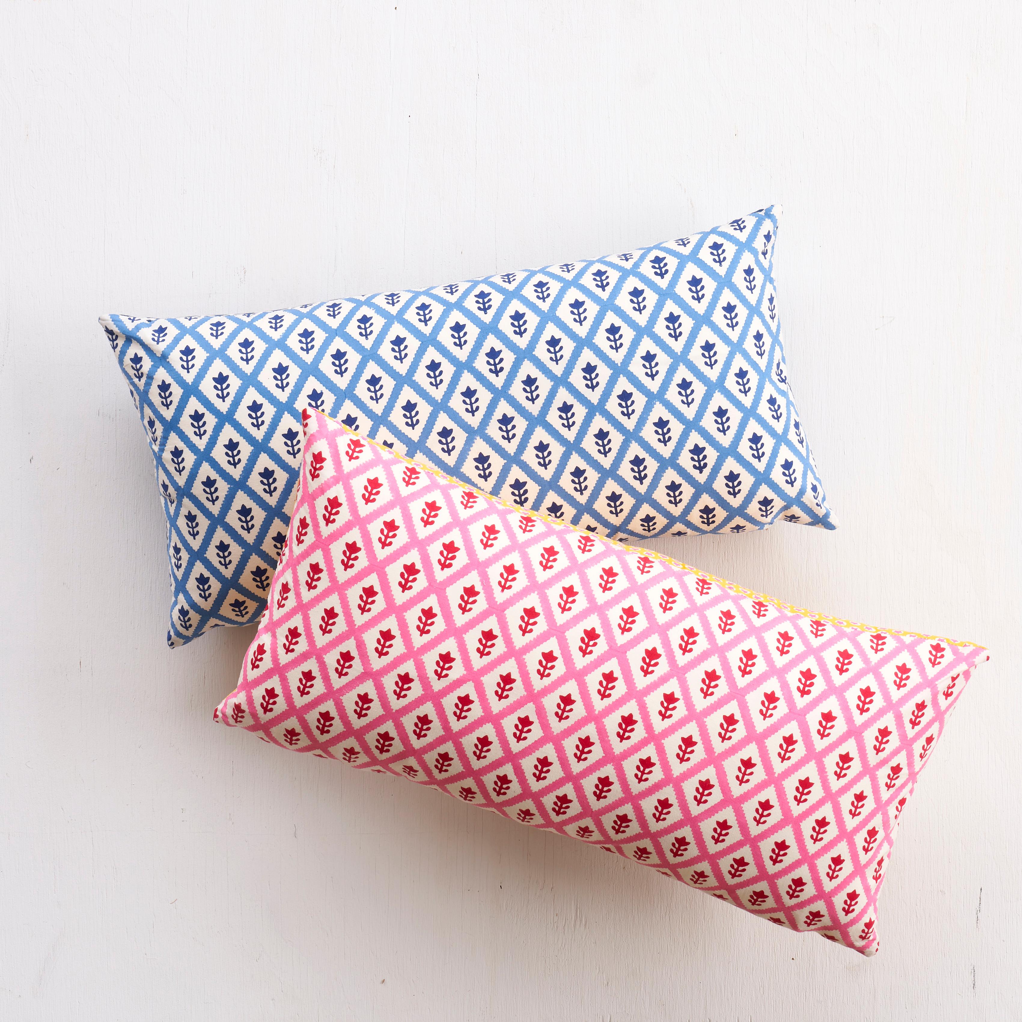 Buti & Tuk Tuk Pillow_PINK & YELLOW