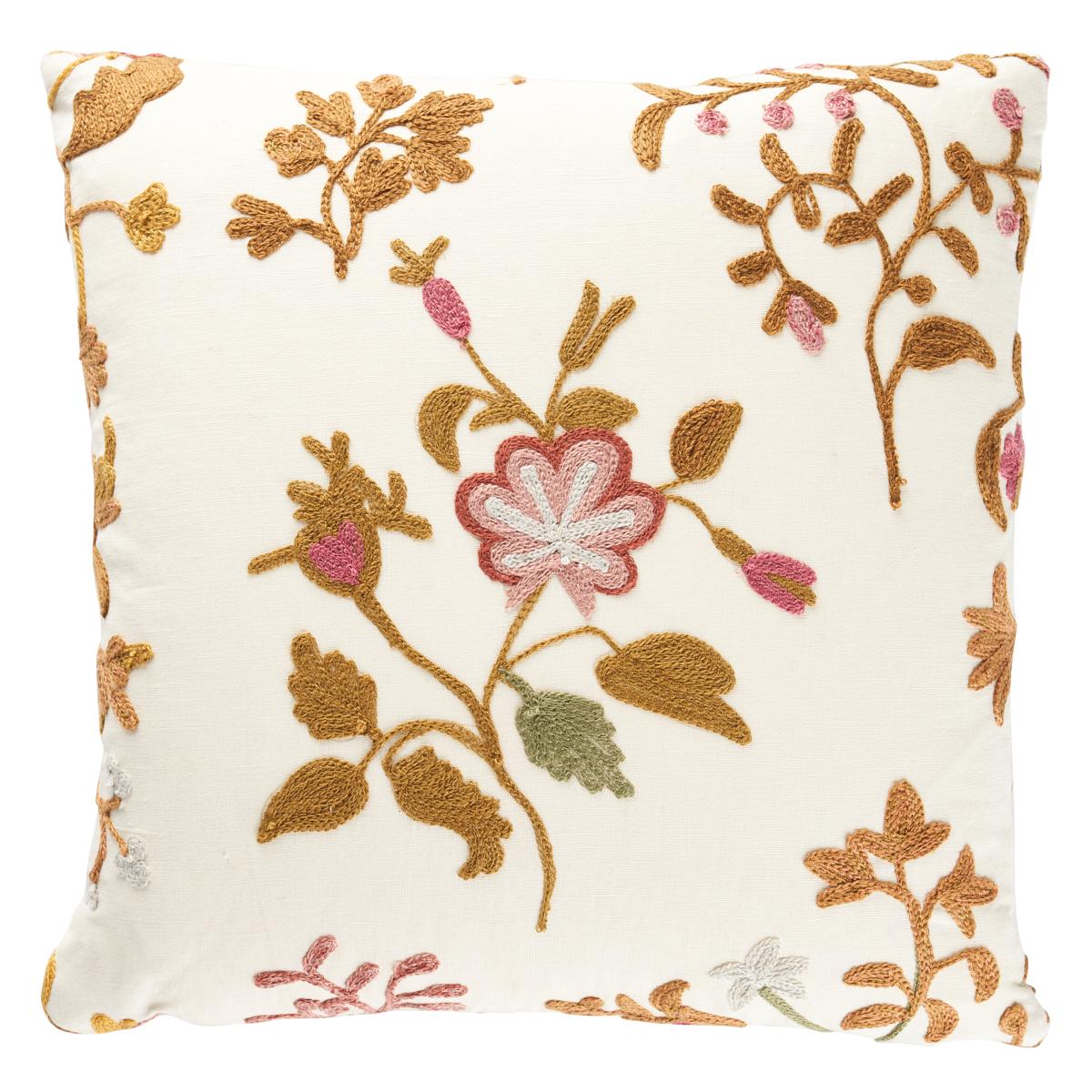 Raleigh Crewel Embroidery Pillow C_AUTUMN