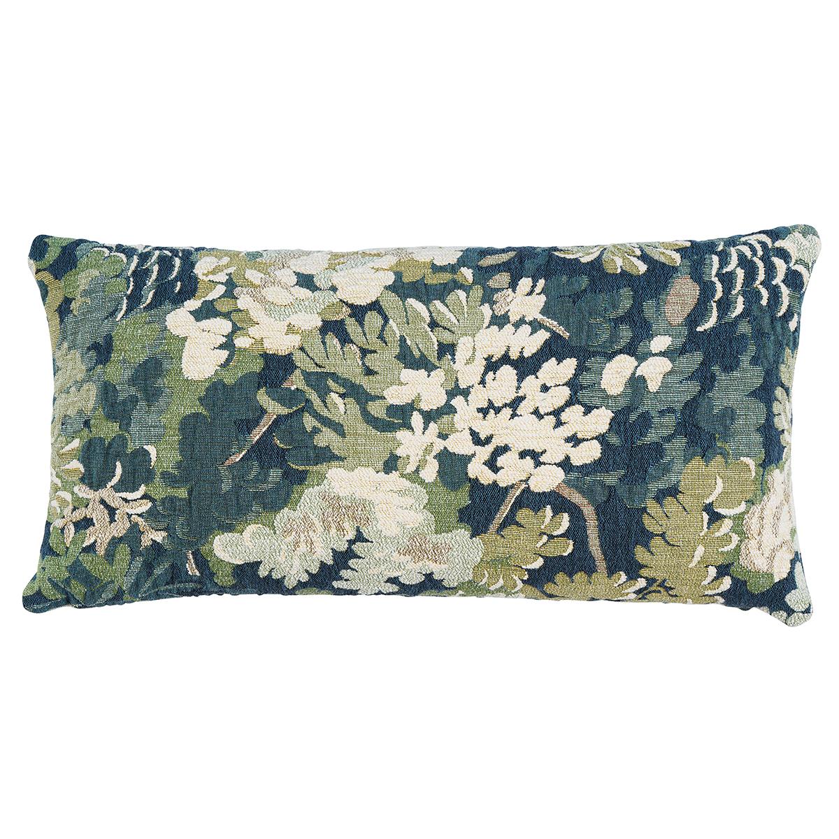 Verdure Tapestry Pillow_PEACOCK