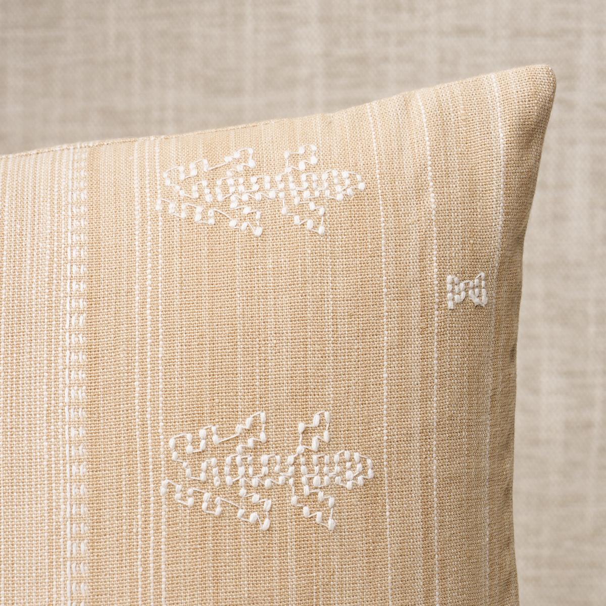 Nima Embroidered Pillow_TAN