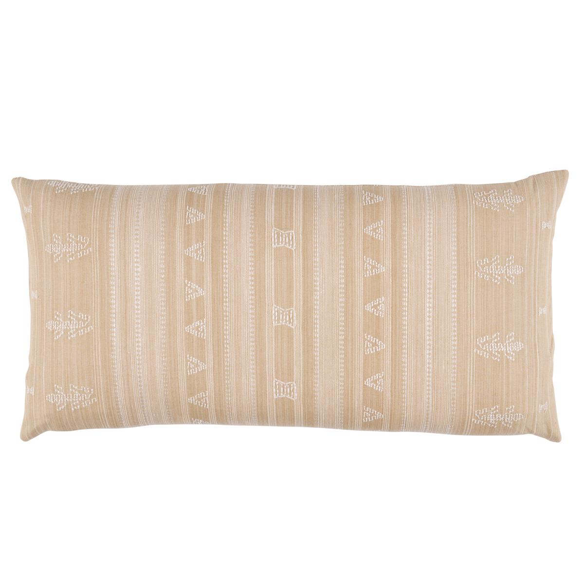 Nima Embroidered Pillow_TAN