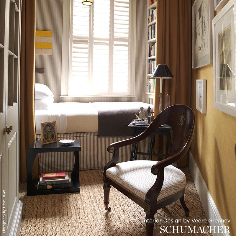 Temple Blue Fabrics Schumacher