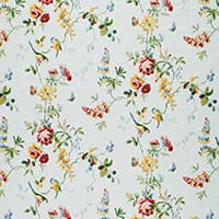 CHICKADEE FLORAL - SKY