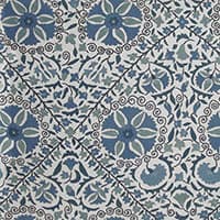 MADURA FLORAL STITCHERY - INDIGO & IVORY