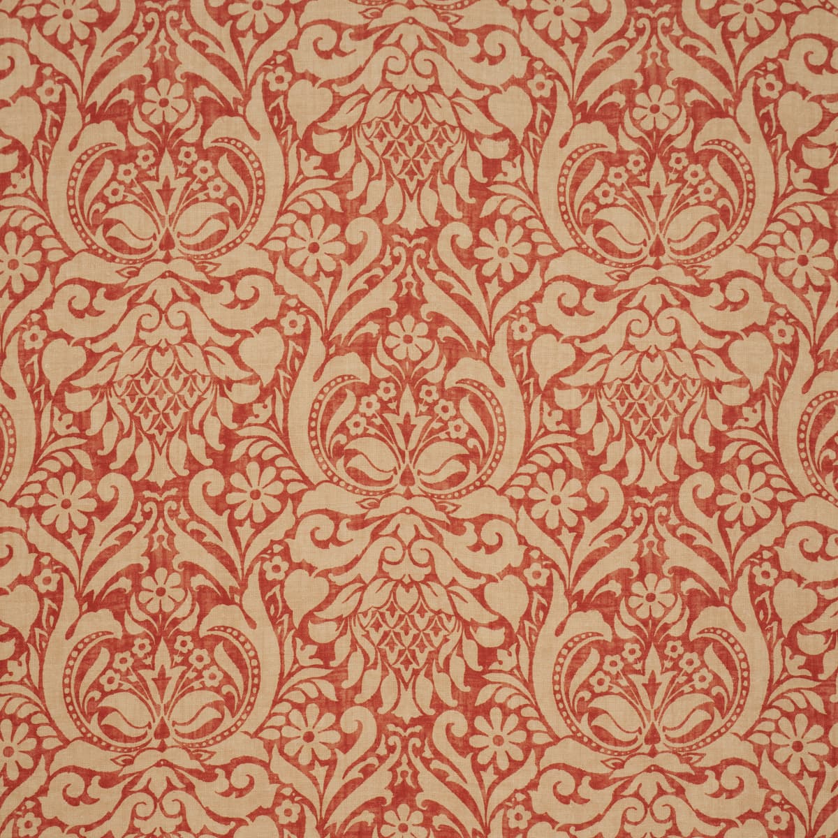 VALENCAY DAMASK - TERRACOTTA