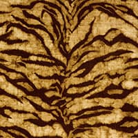 TIGRE LINEN PRINT - GOLDEN BROWN