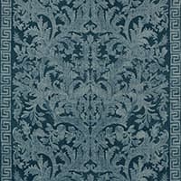 CARLOTTA VELVET DAMASK - INDIGO