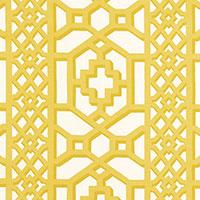 ZANZIBAR TRELLIS MATTE - CANARY