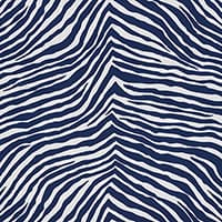 ICONIC ZEBRA - BLUE