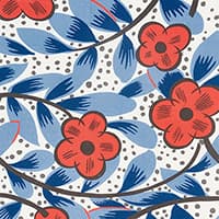 COCARDE ESPAGNOLE - RED & BLUE