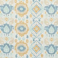 ELIZIA IKAT - SKY & OCHRE